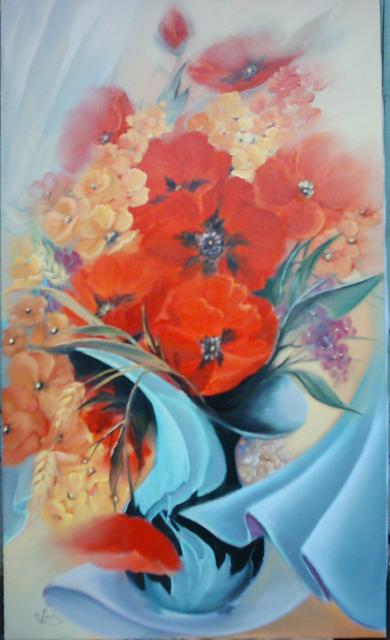 Draperia albastra