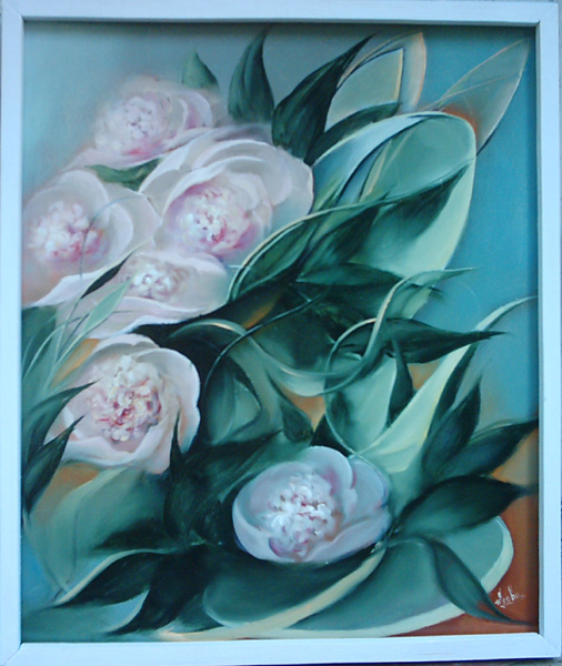 Bujorii roz