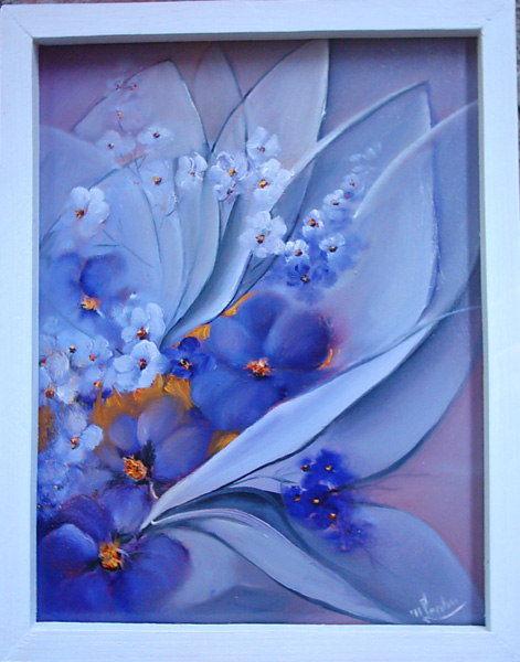 In violet
