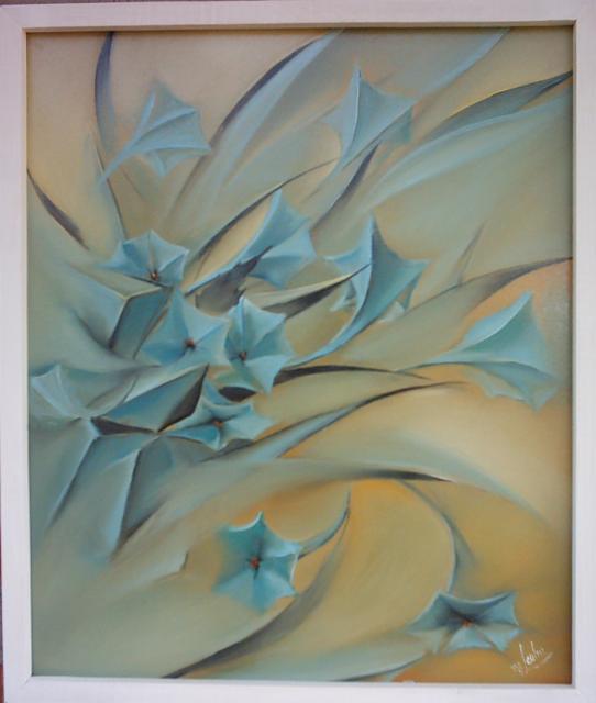 Blue flowers